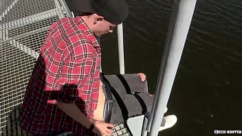 Preview 2 of Very Very Hart Rone Wali - Hairy Twink Cums On The Interviewers Chest While He Gets His Ass Rammed By His Thick Cock - BigStr