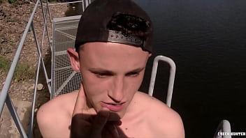 Preview 4 of Very Very Hart Rone Wali - Hairy Twink Cums On The Interviewers Chest While He Gets His Ass Rammed By His Thick Cock - BigStr