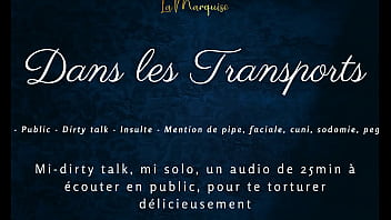 Preview 2 of Indian Handjob On Public - Dans tes transports - french audio tease public dirty talk