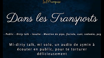 Preview 4 of Indian Handjob On Public - Dans tes transports - french audio tease public dirty talk