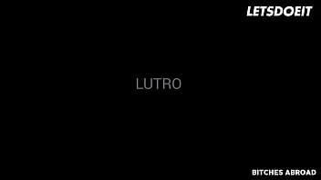 Preview 1 of Forced Porn Nylon - Busty (Marina Visconti) Travels Abroad For Hardcore Sex With (Barra Brass) &amp_ Her Husband On Christmas Eve - LETSDOEIT