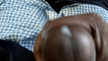 Preview 3 of Upskirt Car Driving - Solo cum