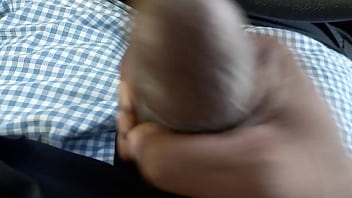Preview 1 of Upskirt Car Driving - Solo cum