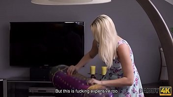Preview 1 of Female Agent Fucks Black Man - DADDY4K. BF is s. after party so why girl can fuck his dad