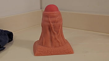 Preview 1 of Cheating Wife Sex Arab Egypt - Sitting on a fat short buttplug