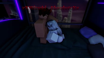Preview 1 of Rough Gagging Rough - Roblox Condos - Sex avec un ami (1)