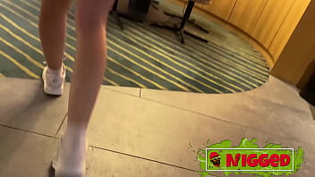 Preview 2 of Rep 23 - Small titted redhead Ariel Ortiz wants to prove she can become a CRAZY SLUT with a BBC!