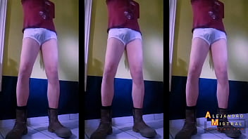 Preview 2 of Top 10 Sexsye Giral - ALEJANDRO MISTRAL baile erotico fetiche en ropa interior