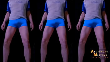 Preview 1 of Top 10 Sexsye Giral - ALEJANDRO MISTRAL baile erotico fetiche en ropa interior