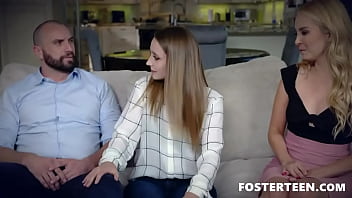 Preview 1 of Ibu Sex Di Wc - Foster Laney Grey Ordered to Fuck With Horny Stud And His Wife Aaliyah Love