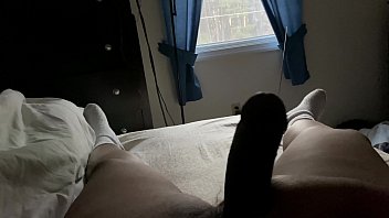 Preview 1 of 8teen Hd Video Xxx Sweet - Working from home can be HARD with morning wood keeping me in the bed.  The morning wood wants me to stay and play in bed.