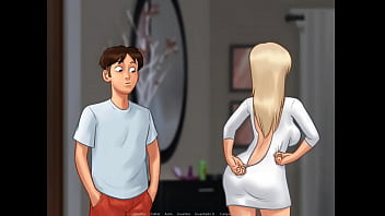 Preview 2 of Hot Fucking In Panty - Summertime Saga Cap 64 - follando con mi amiga rubia en un yate