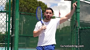 Preview 1 of Gujarati Rabari - Curly ebony spinner gets on cock after tennis