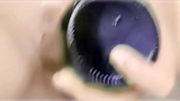 Preview 3 of Austria Sleping - Masturbation With Botol Many Cum OutSide