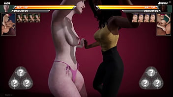Preview 1 of Se La Folla A Gusto - Anya vs. Amahle I (Naked Fighter 3D)