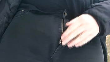 Preview 1 of My Man Fingering My Ex - Out in the Cold and Horny