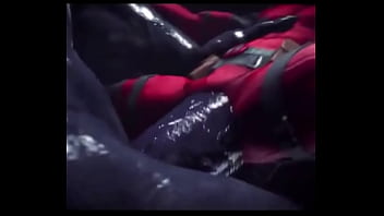 Preview 2 of Publick Agent Fuck Mom - Venom y deadpool culeando