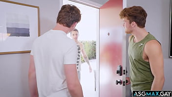 Preview 1 of Big Swinger Lingerie - Kyle Wyncrest accepts the position as Carter Collins and Oliver Marks free use third