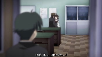 Preview 1 of Boned Over - School Days HQ Sekai got Trios