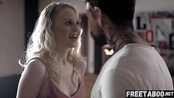 Preview 3 of Mom And 2 Sons Female - Extra Small Teen Lily Rader Wants To Chill With The Big Boyz - Full Movie On FreeTaboo.Net
