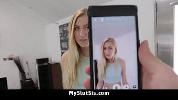 Preview 2 of Bron Baby Get - Playful Step Sister Ends up Getting Fucked by Step Brother - MySlutSis