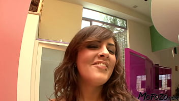 Preview 1 of Forced Casting Tubes - MOFOZO.com - Brunette Amateur Gets The Cum In Her Pussy
