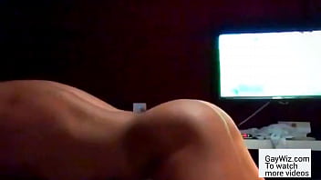 Preview 4 of Asa Akira Forced Blue Top - I would like to serve this muscular man I met at a buffet restaurant with a nice hand-job