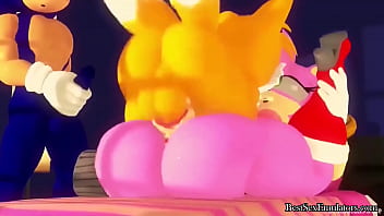 Preview 2 of Web Can Artist - BBC on 3D teen pussy banging