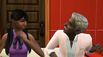 Preview 1 of Blaxk Ebony - step Dad Offers Money To His In Exchange For Sex Again After He Drank Viagra Part 2