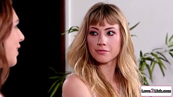 Preview 1 of Jav Lilus Sex - Love2Lick.com - Babe licks a blondes pussy to get a job