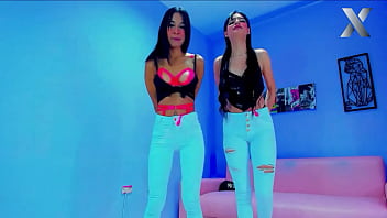 Preview 1 of Use Two Hands - group of crazy girls suck their best friend&#039_s cock