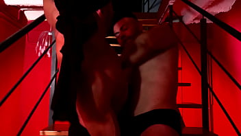 Preview 4 of Pari Lama Sex Videos New - Extrait | Danse sensuelle et baise d&eacute_brid&eacute_e entre Rudy Fasso &amp_ Favio Vader