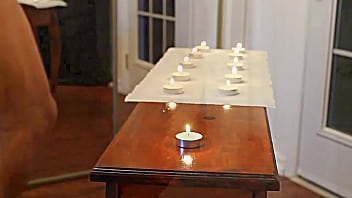 Preview 2 of New Video Pregnant - Testicle Candle flame Challenge: Challenger Carl