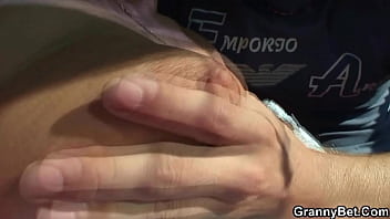 Preview 3 of Muscle Bull Rough Fuck Gay - He banging very old blonde granny roadside