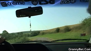 Preview 1 of Muscle Bull Rough Fuck Gay - He banging very old blonde granny roadside