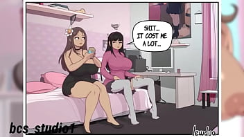 Preview 2 of Samantha 38g Budding Surprise - Lewdua Shower Time - Episode 1 -  Giantess Growth Breast Expansion Boobs