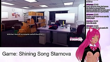 Preview 3 of Difince Sex - VTuber LewdNeko Plays Shining Song Starnova Mariya Route Part 2