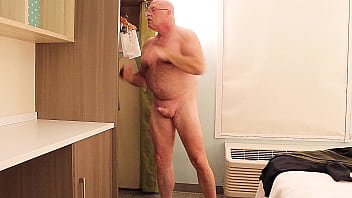 Preview 1 of Mom Son Anna Opini Porn - Naked in the hotel hanging up my clothes.