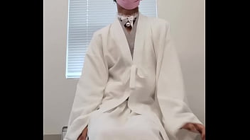 Preview 1 of Sex Love Video - Asian hanfu sissy femboy twink cosplay with white socks