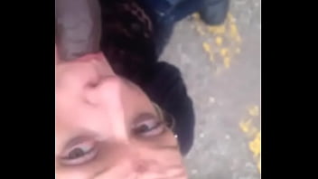 Preview 4 of Panties Glasses - ROYALTY PORNO PARKING LOT BLOWJOB