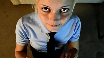 Preview 2 of Abbey Brokke - 18 year old Madison Hart dirty talk blowjob with dirty old man