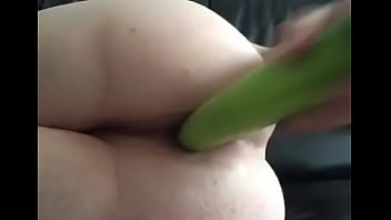 Preview 4 of Online Chatting - playing with a cucumber