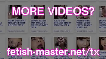 Preview 3 of Publick Melancap - Japanese Asian Tongue Spit Face Nose Licking Sucking Kissing Handjob Fetish - More at fetish-master.net