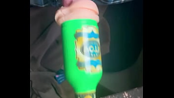 Preview 3 of Culing Celana - Slo-mo Swallowing my own Cum makes me cum 2x Fleshlightman1000