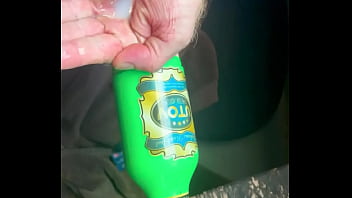 Preview 1 of Culing Celana - Slo-mo Swallowing my own Cum makes me cum 2x Fleshlightman1000