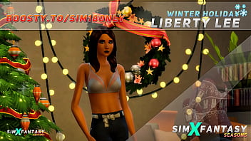 Preview 1 of Hema Malini Sex Xxx Video - Winter Holiday - Liberty Lee - The Sims 4