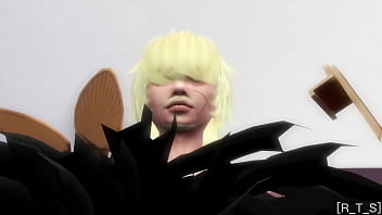 Preview 3 of Loku Linga - Blond femboy Tame&#039_s Ebony dreadhead sims 4