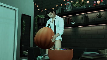 Preview 3 of Publicfuntalk Up - STEPBROTHER SEDUCED HIS STEPNEPHEW FOR HARD ANAL SEX AND FACEFUCK ON HALLOWEEN (SIMS   ANIME HENTAI   SFM)