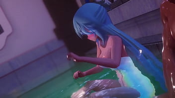 Preview 1 of Seal Pack 4k - Hora del ba&ntilde_o con Aqua Mitsuboshil