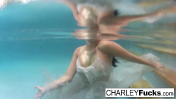 Preview 4 of Family Stroke Hard Core Sex - Charley shows of her amazing tits